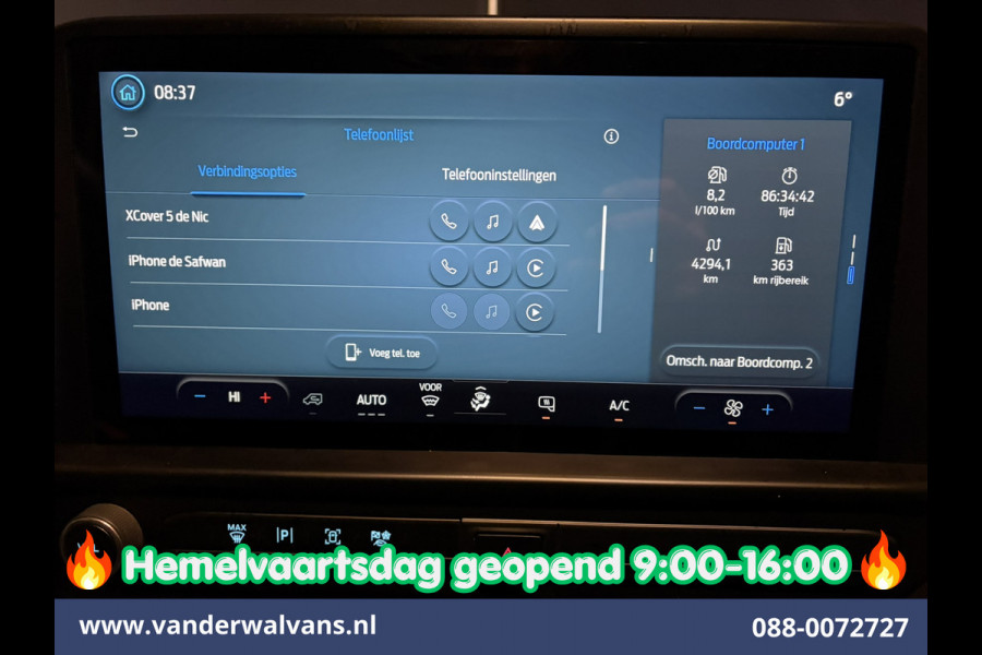 Ford Transit Custom 2.0 TDCI 136pk L2H1 Euro6 Airco | Camera | Apple Carplay | LED | Cruisecontrol | Verwarmde voorruit Android Auto, Parkeersensoren, Bijrijdersbank, 2800kg trekvermogen