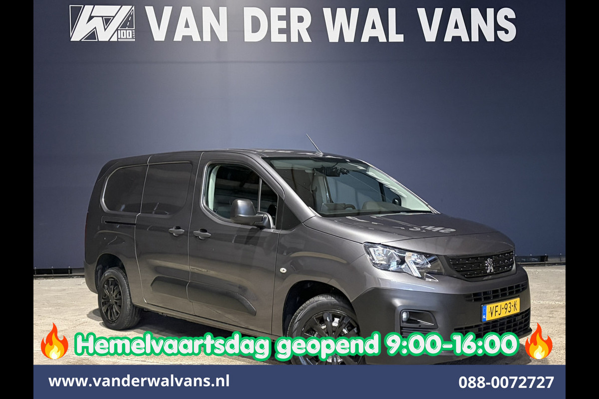 Peugeot Partner 1.5 BlueHDI 102pk L2H1 Euro6 Airco | 3-Zits | Apple Carplay | Camera | Cruisecontrol | Trekhaak Android Auto, Parkeersensoren, Bijrijdersbank