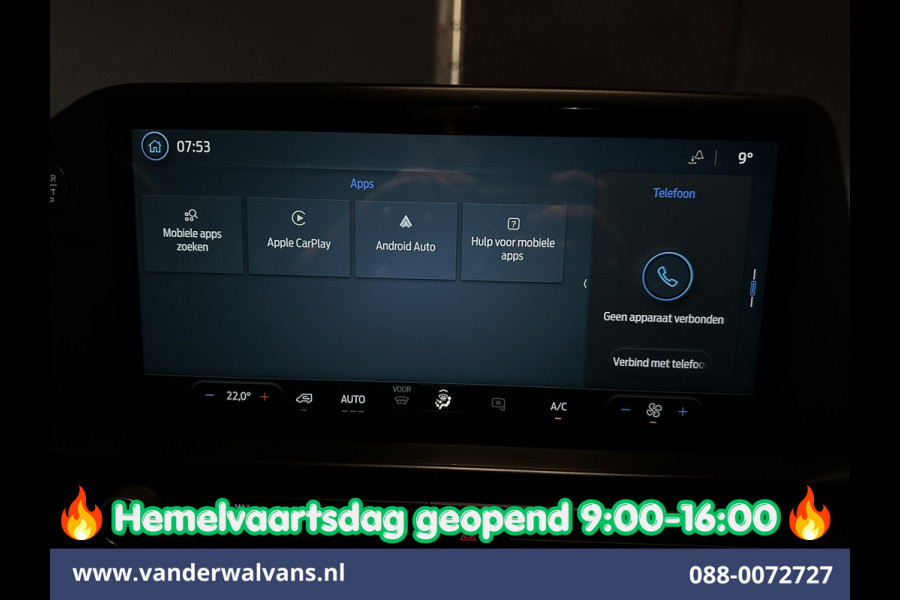 Ford Transit Custom 2.0 TDCI 136pk L2H1 Fabrieksgarantie Euro6 Airco | Camera | Apple Carplay | LED Android Auto, Cruisecontrol, Verwarmde voorruit, Parkeersensoren, Bijrijdersbank, 2740kg trekvermogen