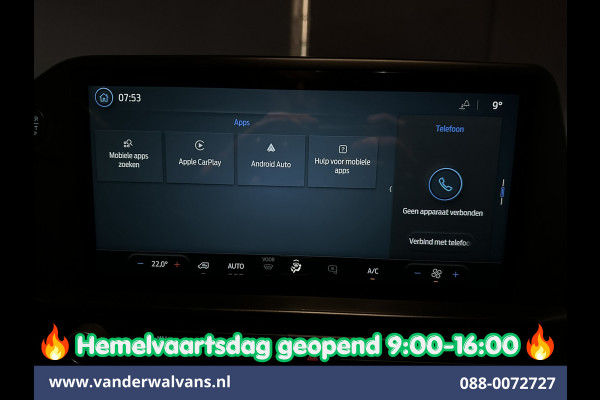 Ford Transit Custom 2.0 TDCI 136pk L2H1 Fabrieksgarantie Euro6 Airco | Camera | Apple Carplay | LED Android Auto, Cruisecontrol, Verwarmde voorruit, Parkeersensoren, Bijrijdersbank, 2740kg trekvermogen