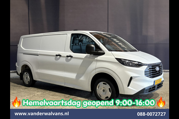 Ford Transit Custom 2.0 TDCI 136pk L2H1 Fabrieksgarantie Euro6 Airco | Camera | Apple Carplay | LED Android Auto, Cruisecontrol, Verwarmde voorruit, Parkeersensoren, Bijrijdersbank, 2740kg trekvermogen