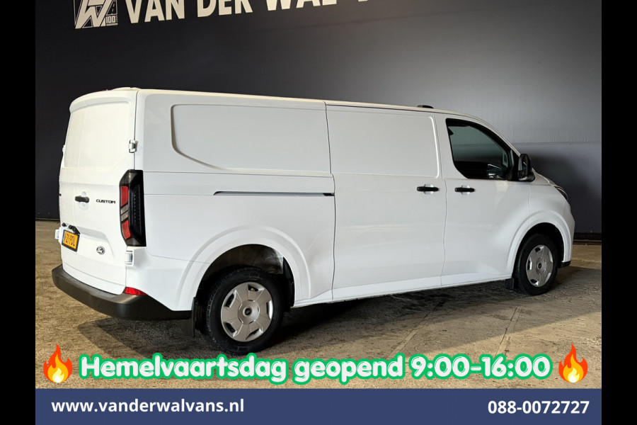 Ford Transit Custom 2.0 TDCI 136pk L2H1 Fabrieksgarantie Euro6 Airco | Camera | Apple Carplay | LED Android Auto, Cruisecontrol, Verwarmde voorruit, Parkeersensoren, Bijrijdersbank, 2740kg trekvermogen