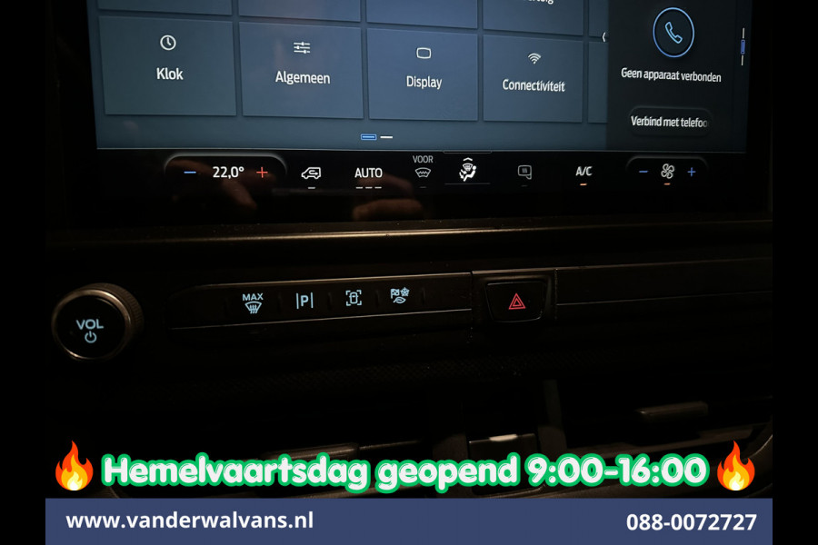 Ford Transit Custom 2.0 TDCI 136pk L2H1 Fabrieksgarantie Euro6 Airco | Camera | Apple Carplay | LED Android Auto, Cruisecontrol, Verwarmde voorruit, Parkeersensoren, Bijrijdersbank, 2740kg trekvermogen