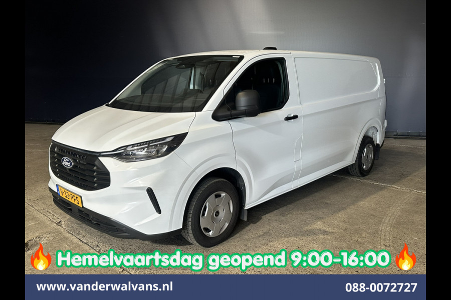 Ford Transit Custom 2.0 TDCI 136pk L2H1 Fabrieksgarantie Euro6 Airco | Camera | LED | Apple Carplay | Cruisecontrol Android Auto, Leder, Verwarmde voorruit, Parkeersensoren, Bijrijdersbank, 2740kg trekvermogen