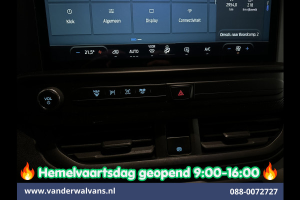 Ford Transit Custom 2.0 TDCI 136pk L2H1 Fabrieksgarantie Euro6 Airco | Camera | LED | Apple Carplay | Cruisecontrol Android Auto, Leder, Verwarmde voorruit, Parkeersensoren, Bijrijdersbank, 2740kg trekvermogen