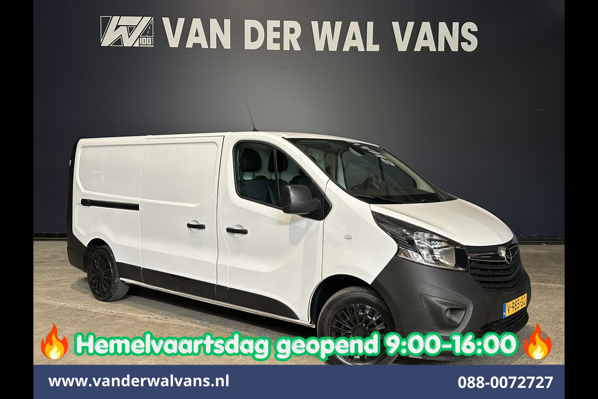 Opel Vivaro 1.6 CDTI 126pk L2H1 Euro6 Airco | Camera | Navigatie | Trekhaak | LED | Cruisecontrol Parkeersensoren, Bijrijdersbank