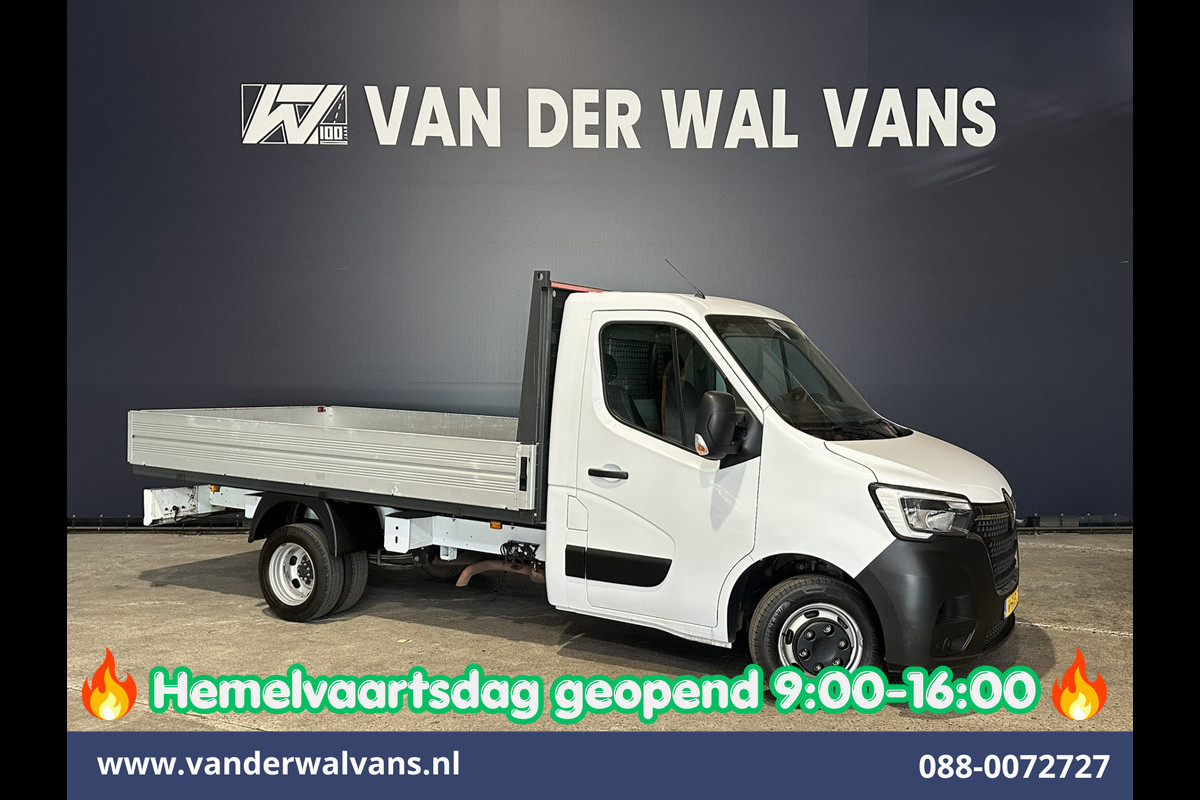 Renault Master 2.0 dCi Pick Up Open Laadbak Dubbel Lucht Euro6 Airco | Cruisecontrol | LED | Leder Bluetooth telefoonvoorbereiding
