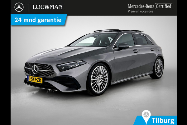 Mercedes-Benz A-Klasse 180 AMG Line | AMG-Line interieur | AMG-Line Exterieur | 360 Camera | Memory Seats | Panorama Schuifdak | Sfeerverlichting | Inclusief 24 maanden MB Certified garantie voor Europa.
