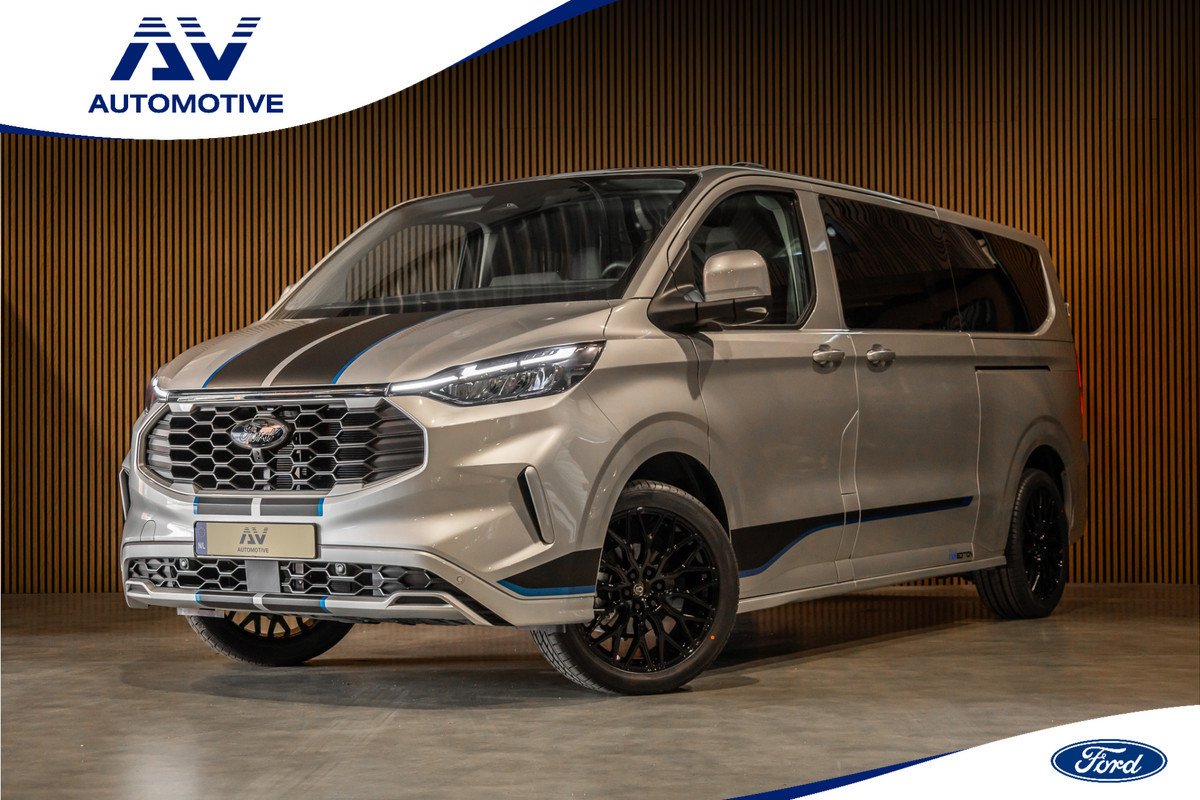 Ford Transit Custom 2.0 TDCI L2H1 SPORT 170 PK DC | BPM VRIJ | DUBBEL CABINE | 360 CAMERA | ACC | BLIS | NAVIGATIE | CARPLAY | LANE ASSIST | ELEK  TREKHAAK | 5-ZITTER | VERLENGDE FABRIEKSGARANTIE TOT12-2029