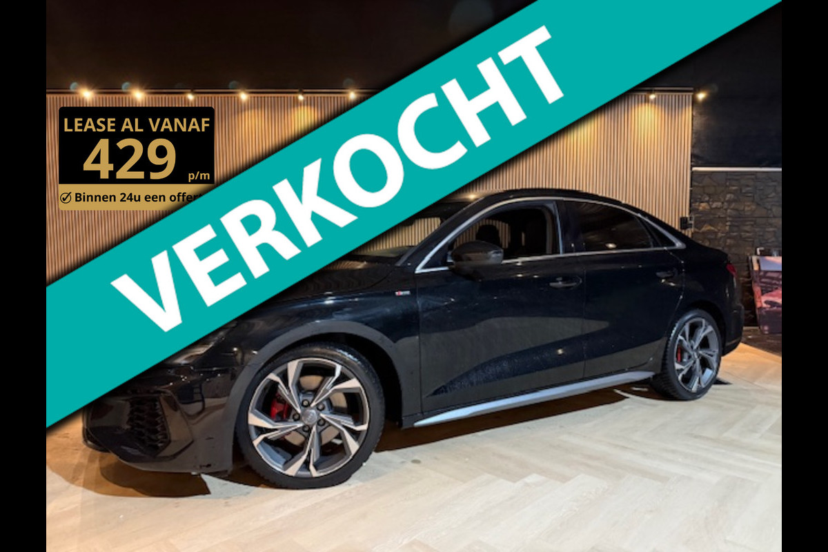 Audi A3 Limousine 35 TFSI S edition Carplay | Bomvol |