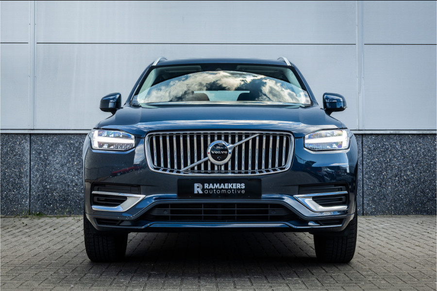 Volvo XC90 2.0 T8 Recharge AWD 7 pers / Trekhaak / Harman Kardon / Leder / Adaptieve Cruise / 360 camera /