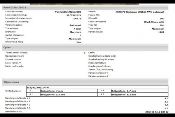 Volvo XC40 Recharge 78kWh R-Design / SOH 91% / Pdc.+Camera / 1/2 Leder / Stoel-Stuurverwarming / Navigatie / Apk 05-2027