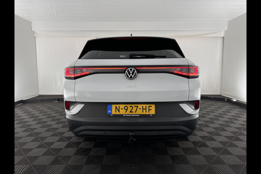 Volkswagen ID.4 Business 77 kWh [ 3-Fase-11kW ] {SOH-83%} (INCL-BTW) *LEATHER-ARTVELOURS | ADAPTIVE-CRUISE | FULL-LED | HEATED-COMFORTSEATS | KEYLESS | CAMERA | DIGI-COCKPIT | DAB | NAVI-FULLMAP | PRIVACY-GLASS | ECC | PDC | TOWBAR | 19''ALU*
