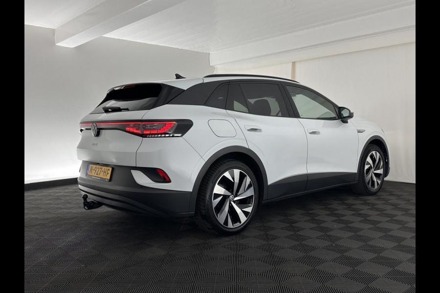 Volkswagen ID.4 Business 77 kWh [ 3-Fase-11kW ] {SOH-83%} (INCL-BTW) *LEATHER-ARTVELOURS | ADAPTIVE-CRUISE | FULL-LED | HEATED-COMFORTSEATS | KEYLESS | CAMERA | DIGI-COCKPIT | DAB | NAVI-FULLMAP | PRIVACY-GLASS | ECC | PDC | TOWBAR | 19''ALU*