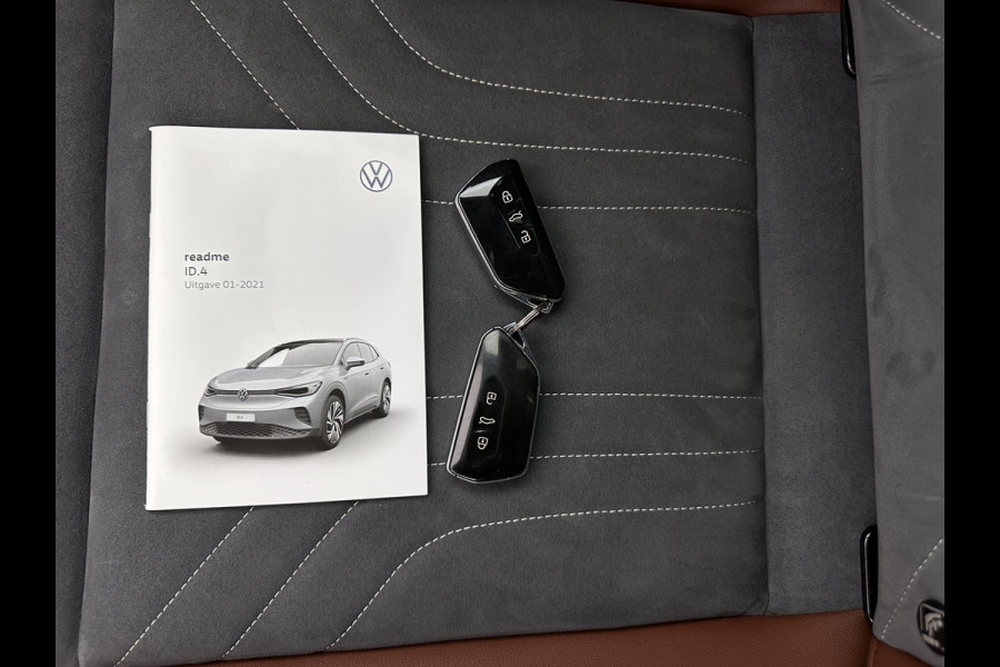 Volkswagen ID.4 Business 77 kWh [ 3-Fase-11kW ] {SOH-83%} (INCL-BTW) *LEATHER-ARTVELOURS | ADAPTIVE-CRUISE | FULL-LED | HEATED-COMFORTSEATS | KEYLESS | CAMERA | DIGI-COCKPIT | DAB | NAVI-FULLMAP | PRIVACY-GLASS | ECC | PDC | TOWBAR | 19''ALU*