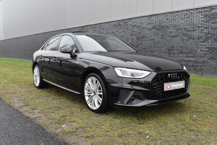 Audi A4 Limousine 35 TFSI S-line 2.0 Mild Hybrid S-line black-line Automaat Leder interieur