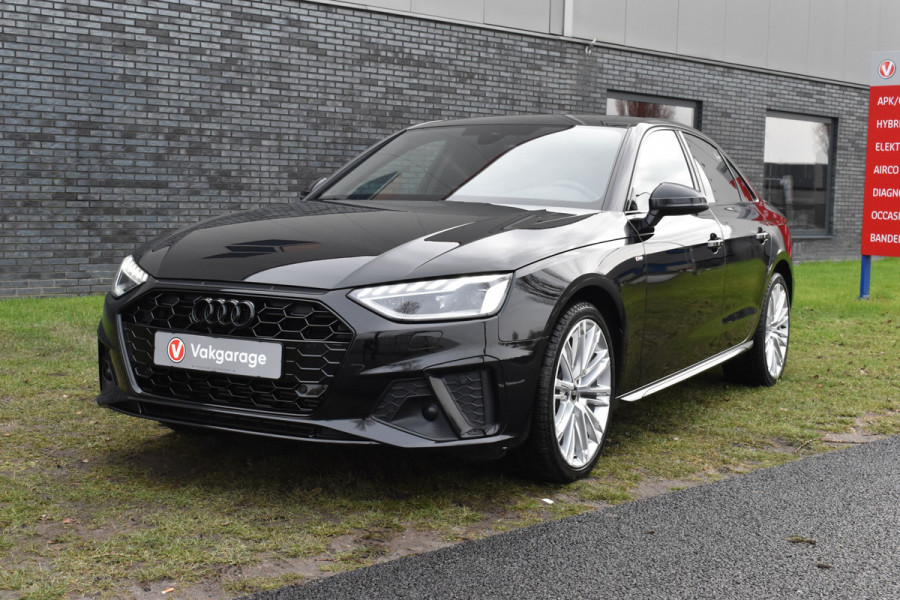 Audi A4 Limousine 35 TFSI S-line 2.0 Mild Hybrid S-line black-line Automaat Leder interieur