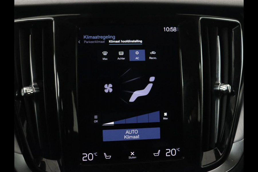 Volvo V60 2.0 B3 Momentum | Trekhaak | Stoelverwarming | Adaptive cruise | Carplay | Stuurverwarming | Full LED | Digital Cockpit | Parkeerhulp | 17'' | Bluetooth | Climate control
