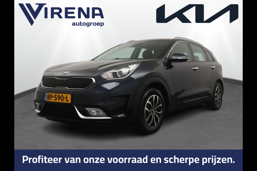 Kia Niro 1.6 GDi Hybrid DynamicLine - Cruise Control - Lichtmetalen Velgen - Navigatie - Climate Control - Apple/Android Carplay - Virena Zekerheidspakket €895