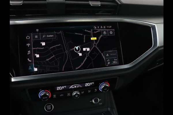 Audi Q3 45 TFSIe S edition | SOH 88% | Sportstoelen | Carplay | Trekhaak | Virtual Cockpit | Navigatie | Camera | Full LED | Half leder | Sfeerverlichting | Climate control | Parkeeerhulp | Cruise control | PHEV | Plug In