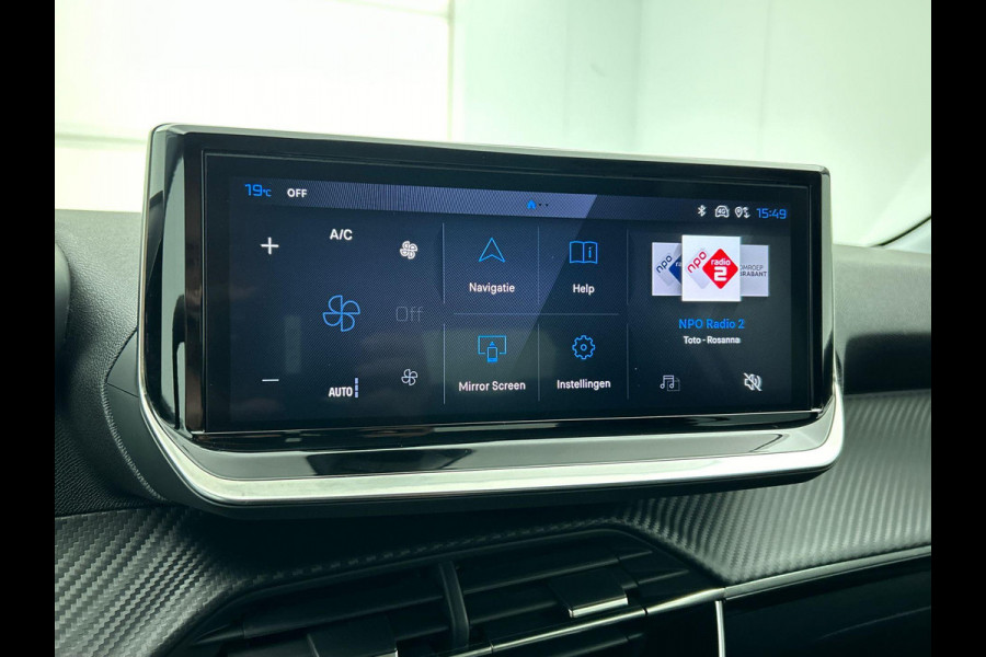 Peugeot 208 1.2 Hybrid 100PK Automaat Allure Navigatie Apple Carplay/Android Auto Airco Camera Parkeer sensoren Cruise Control Led Lichtmetalen Velgen