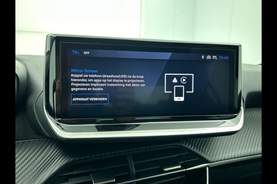 Peugeot 208 1.2 Hybrid 100PK Automaat Allure Navigatie Apple Carplay/Android Auto Airco Camera Parkeer sensoren Cruise Control Led Lichtmetalen Velgen