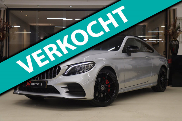 Mercedes-Benz C-Klasse Coupé 180 AMG-LINE NAP Pano/Burm/Carplay/Stoelver/Sfeer/360Cam/Vol