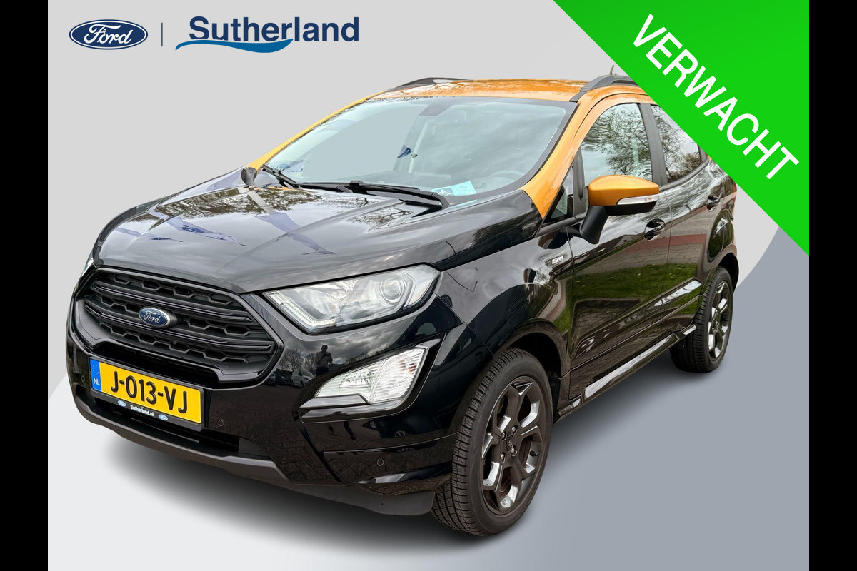 Ford EcoSport 1.0 EcoBoost ST-Line Black | 125pk Automaat  | Trekhaak | Winter Pack | B&O Audio | Achteruitrijcamera | Navigatie | Bi-Tone kleur