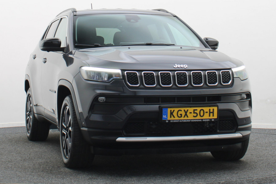 Jeep Compass 4xe 190 Plug-in Hybrid Electric Limited Business Leder/Stof, 360° Camera, Apple Carplay, ACC, Virtual Cockpit, DAB, 18''