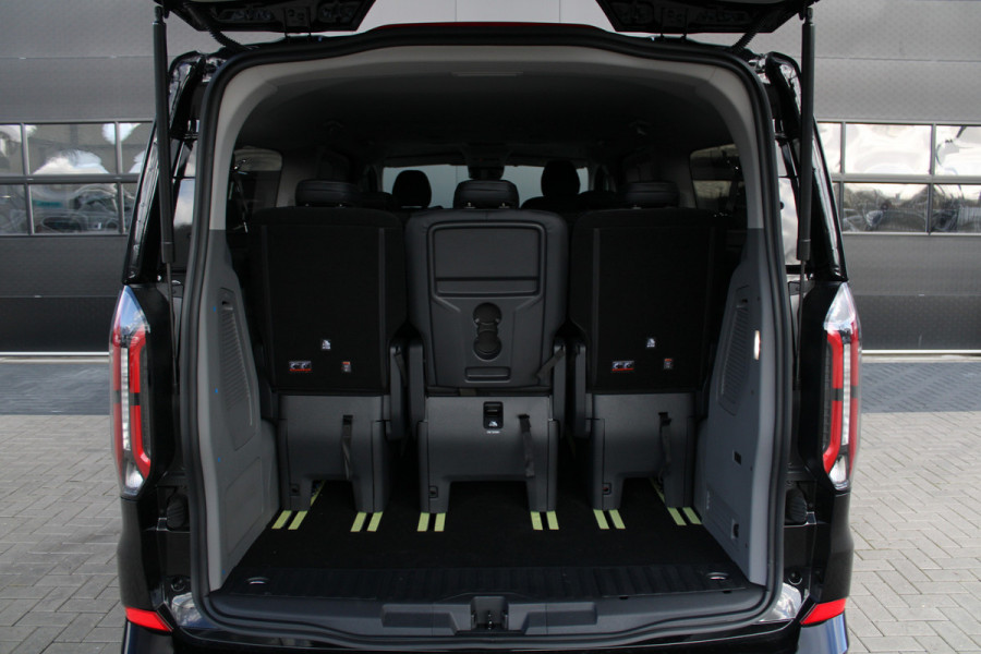 Ford Tourneo Custom 340 2.5 PHEV L2H1 Titanium X 232pk | 2x Schuifdeur | ACC | 360 camera | Leder | Navi | Verwarmd stuurwiel | 19" LM velgen