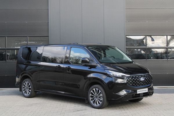 Ford Tourneo Custom 340 2.5 PHEV L2H1 Titanium X 232pk | 2x Schuifdeur | ACC | 360 camera | Leder | Navi | Verwarmd stuurwiel | 19" LM velgen