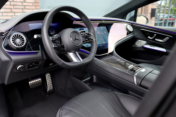 Mercedes-Benz EQE 350 AMG Line Premium+ 89 kWh | Hyperscreen | Distronic+ | Carbon | Burmester | Digital Light | HUD | Panoramadak | Surround Camera | Warmtepomp |