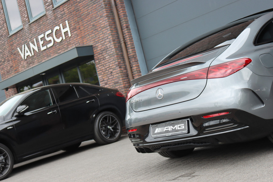 Mercedes-Benz EQE 350 AMG Line Premium+ 89 kWh | Hyperscreen | Distronic+ | Carbon | Burmester | Digital Light | HUD | Panoramadak | Surround Camera | Warmtepomp |