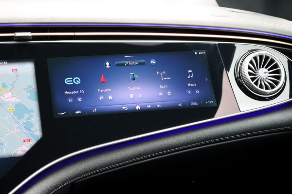 Mercedes-Benz EQE 350 AMG Line Premium+ 89 kWh | Hyperscreen | Distronic+ | Carbon | Burmester | Digital Light | HUD | Panoramadak | Surround Camera | Warmtepomp |