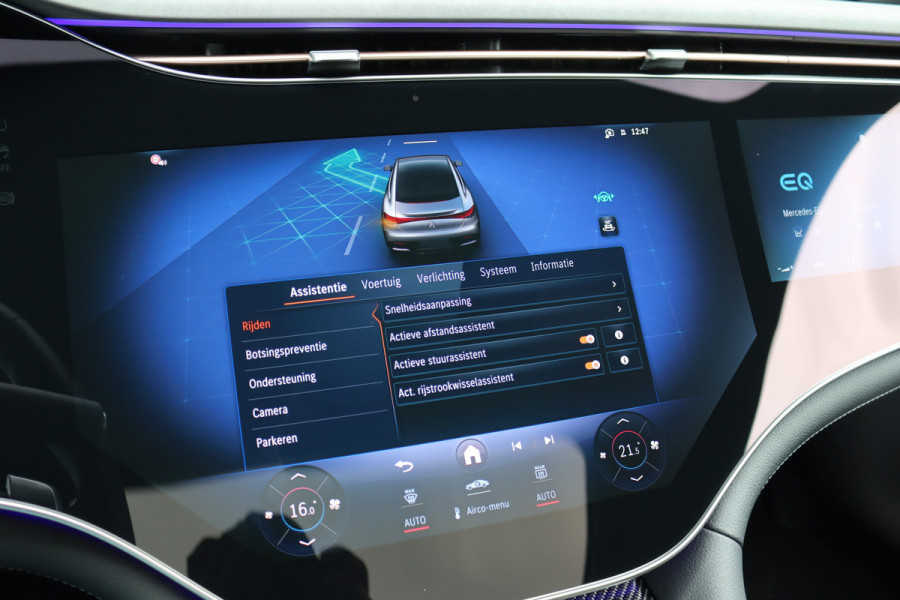 Mercedes-Benz EQE 350 AMG Line Premium+ 89 kWh | Hyperscreen | Distronic+ | Carbon | Burmester | Digital Light | HUD | Panoramadak | Surround Camera | Warmtepomp |