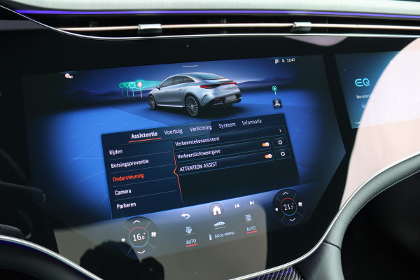 Mercedes-Benz EQE 350 AMG Line Premium+ 89 kWh | Hyperscreen | Distronic+ | Carbon | Burmester | Digital Light | HUD | Panoramadak | Surround Camera | Warmtepomp |