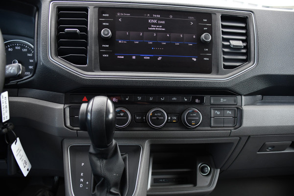 Volkswagen Crafter 35 2.0 TDI L3H3 DC Black Edition Adaptieve Cruise, Camera, Carplay, 177pk, LED, Automaat, Clima, Stoelverwarming, Trekhaak, Dodehoek, Uniek!