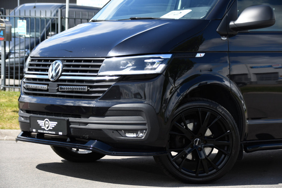 Volkswagen Transporter 2.0 TDI L2H1 30 Highline Black Edition Adaptieve Cruise, Camera, Carplay, 150pk, Trekhaak, Stoelverwarming, LED, Automaat, Standkachel, Sensoren, Uniek!