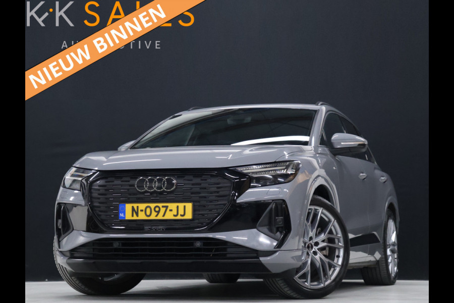 Audi Q4 e-tron 40 Launch edition S Competition 77 kWh [ADAPTIVE CRUISE, HEAD-UP DISPLAY, SONOS SOUND, MEMORY, STOELVERWARMING, APPLE CARPLAY, ELEKTRISCHE ACHTERKLEP, NIEUWSTAAT]