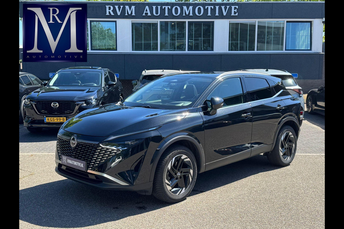 Nissan QASHQAI 1.3 MHEV Xtronic N-Connecta ONDERHOUD GEHAD BIJ DE DEALER | HEAD-UP DISPLAY| ELEKTRISCHE ACHTERKLEP| PANORAMADAK| STOEL + STUURVERWARMING| VOORRUITVERWARMING | 360 CAMERA| ADAPTIVE CRUISE CONTROL| DODE HOEK SENSOR
