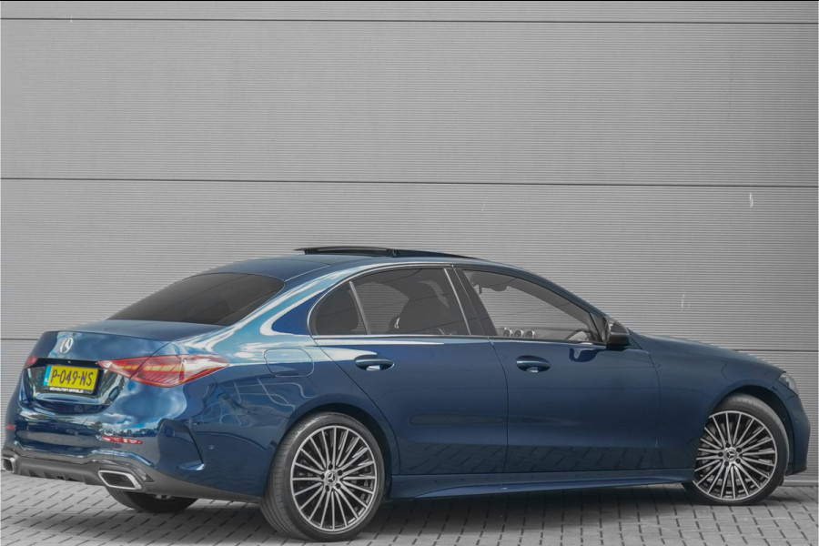 Mercedes-Benz C-Klasse 200 Launch Edition AMG Line Pano Trekhaak Camera Stoelverw