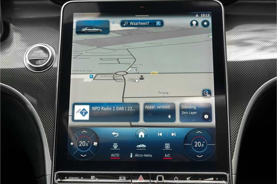 Mercedes-Benz C-Klasse 200 Launch Edition AMG Line Pano Burmester Trekhaak Camera Stoelverw