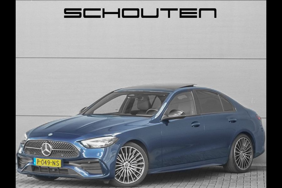 Mercedes-Benz C-Klasse 200 Launch Edition AMG Line Pano Burmester Trekhaak Camera Stoelverw