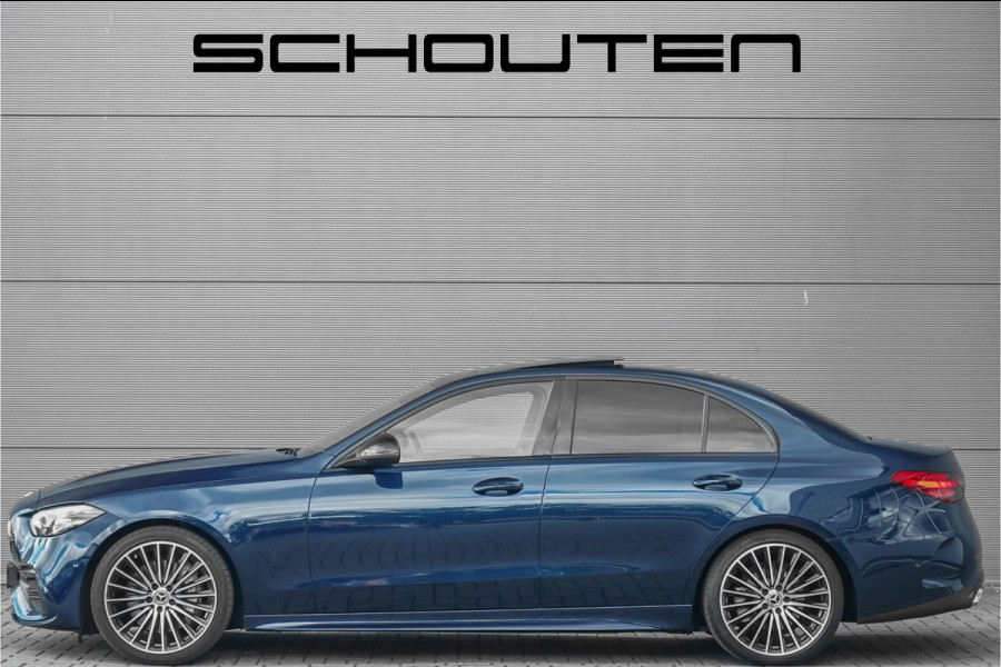 Mercedes-Benz C-Klasse 200 Launch Edition AMG Line Pano Burmester Trekhaak Camera Stoelverw