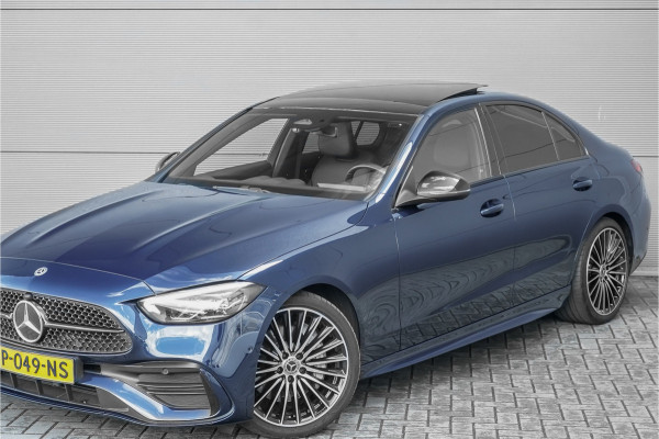 Mercedes-Benz C-Klasse 200 Launch Edition AMG Line Pano Burmester Trekhaak Camera Stoelverw