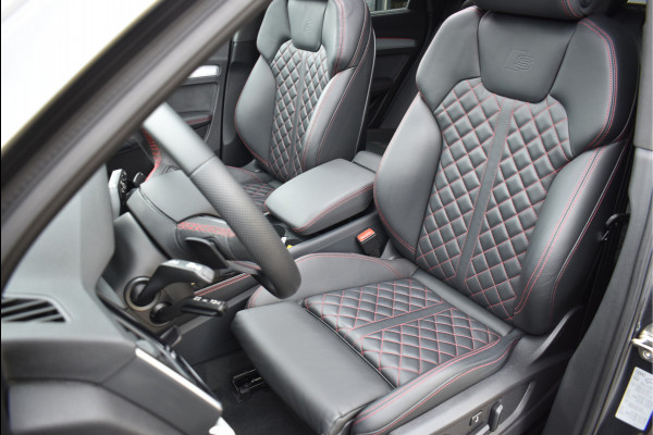 Audi Q5 Sportback 50 TFSI e S-Line 299 Pk Pano RS-Leder Rood Stiksel HUD Sfeer Keyless Trekhaak SQ5