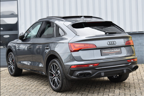 Audi Q5 Sportback 50 TFSI e S-Line 299 Pk Pano RS-Leder Rood Stiksel HUD Sfeer Keyless Trekhaak SQ5