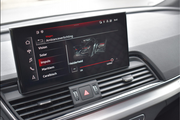 Audi Q5 Sportback 50 TFSI e S-Line 299 Pk Pano RS-Leder Rood Stiksel HUD Sfeer Keyless Trekhaak SQ5