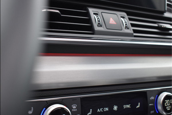 Audi Q5 Sportback 50 TFSI e S-Line 299 Pk Pano RS-Leder Rood Stiksel HUD Sfeer Keyless Trekhaak SQ5