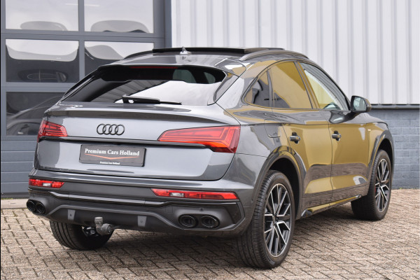 Audi Q5 Sportback 50 TFSI e S-Line 299 Pk Pano RS-Leder Rood Stiksel HUD Sfeer Keyless Trekhaak SQ5